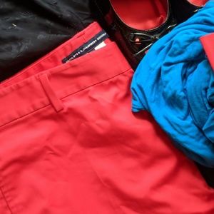 Ralph Lauren Golf Red Capri size 8